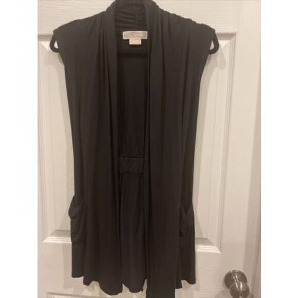Women’s Michael Kors Black Open Front Cardigan - Size: S/P - Picture 1 of 15